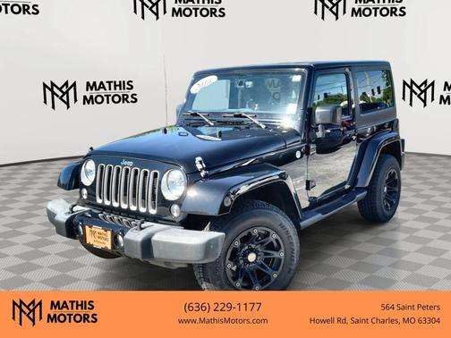 Black 2016 Jeep Wrangler Sport