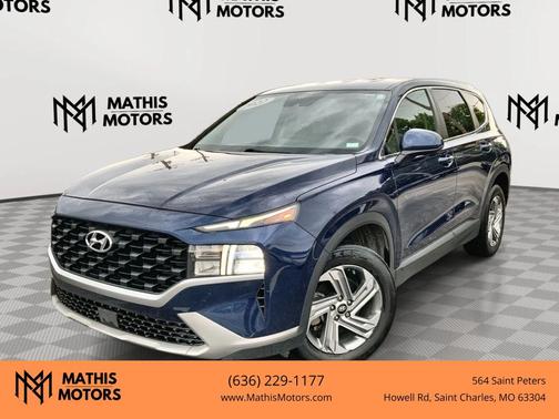 Blue 2022 Hyundai SANTA FE SE