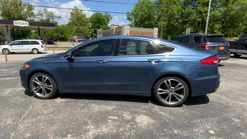 Blue 2019 Ford Fusion Titanium