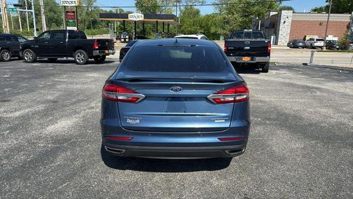 Blue 2019 Ford Fusion Titanium