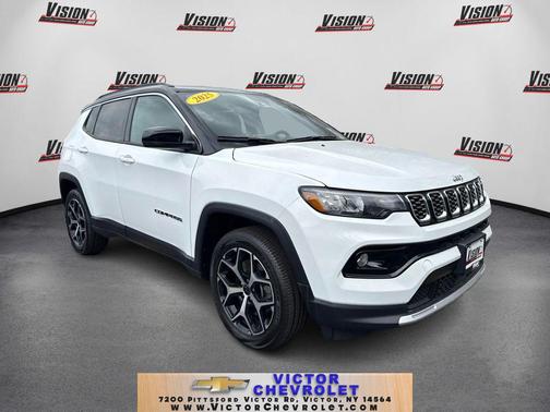 Bright White Clearcoat 2025 Jeep Compass Limited