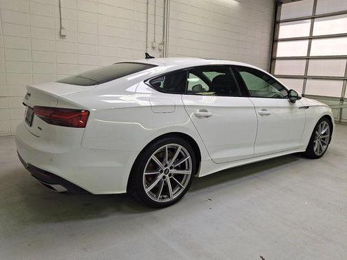 Glacier White Metallic 2025 Audi A5 Sportback 45 S Line Premium