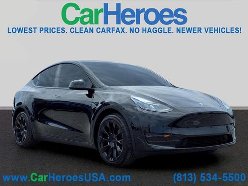 Solid Black 2023 Tesla Model Y Long Range Dual Motor All-Wheel Drive