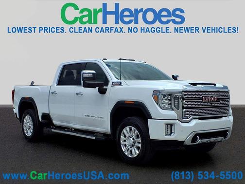 White Frost Tricoat 2020 GMC Sierra 2500 Denali