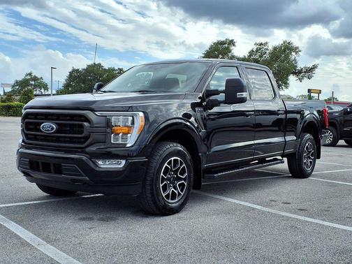 Agate Black Metallic 2022 Ford F-150 XLT
