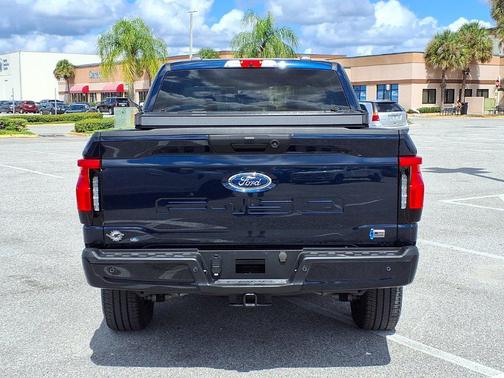 Antimatter Blue Metallic 2023 Ford F-150 Lightning XLT