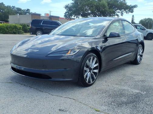 Stealth Grey 2025 Tesla Model 3 Long Range