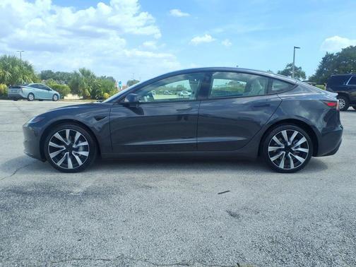 Stealth Grey 2025 Tesla Model 3 Long Range