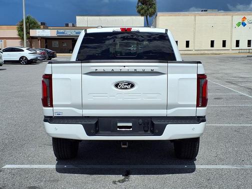 Star White Metallic Tri-Coat 2024 Ford F-150 Platinum