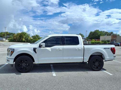 Star White Metallic Tri-Coat 2024 Ford F-150 Platinum