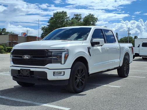 Star White Metallic Tri-Coat 2024 Ford F-150 Platinum