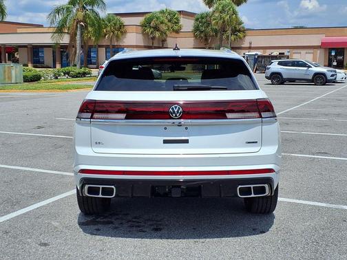 Opal White 2024 Volkswagen Atlas Cross Sport 2.0T SEL Premium