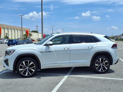 Opal White 2024 Volkswagen Atlas Cross Sport 2.0T SEL Premium