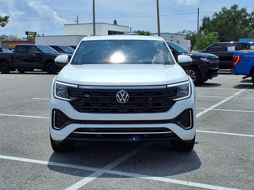 Opal White 2024 Volkswagen Atlas Cross Sport 2.0T SEL Premium