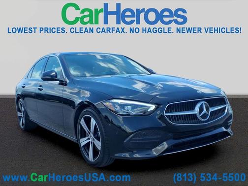 Black 2025 Mercedes-Benz C-Class C 300 4MATIC