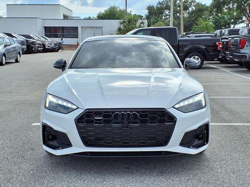 Glacier White Metallic 2023 Audi A5 Sportback 45 S Line Premium Plus