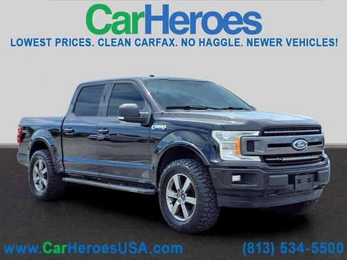 Shadow Black 2018 Ford F-150 XLT