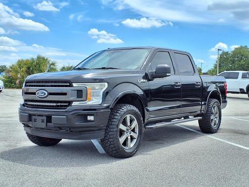 Shadow Black 2018 Ford F-150 XLT