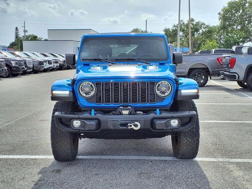 Hydro Blue Pearlcoat 2024 Jeep Wrangler 4xe Rubicon X