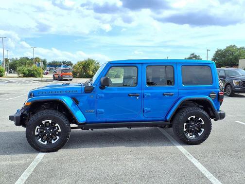 Hydro Blue Pearlcoat 2024 Jeep Wrangler 4xe Rubicon X
