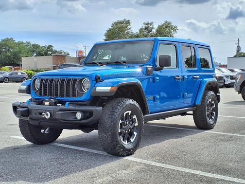 Hydro Blue Pearlcoat 2024 Jeep Wrangler 4xe Rubicon X