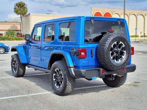 Hydro Blue Pearlcoat 2024 Jeep Wrangler 4xe Rubicon X