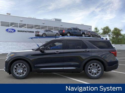 Agate Black Metallic 2026 Ford Explorer Platinum