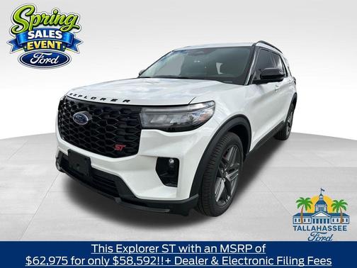 Star White 2026 Ford Explorer ST