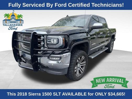 Onyx Black 2018 GMC Sierra 1500 SLT