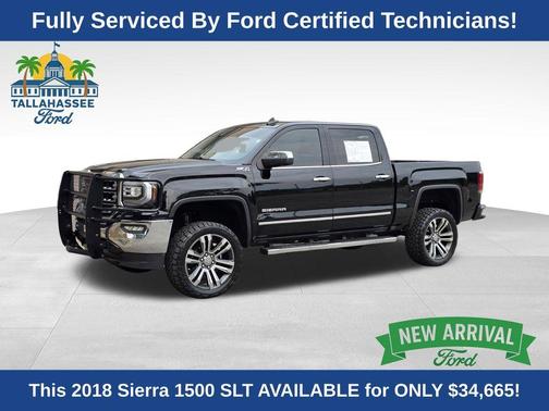 Onyx Black 2018 GMC Sierra 1500 SLT
