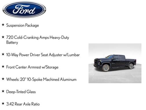Black 2024 Chevrolet Silverado 2500 Custom