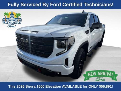 Summit White 2026 GMC Sierra 1500 Elevation