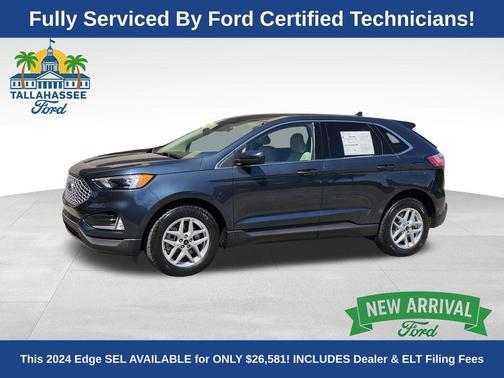 Stone Blue Metallic 2024 Ford Edge SEL