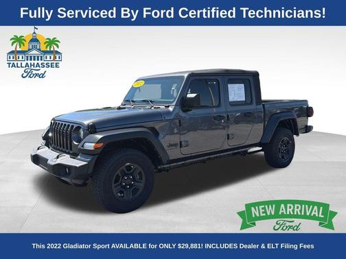 Granite Crystal Clearcoat Metallic 2022 Jeep Gladiator Sport
