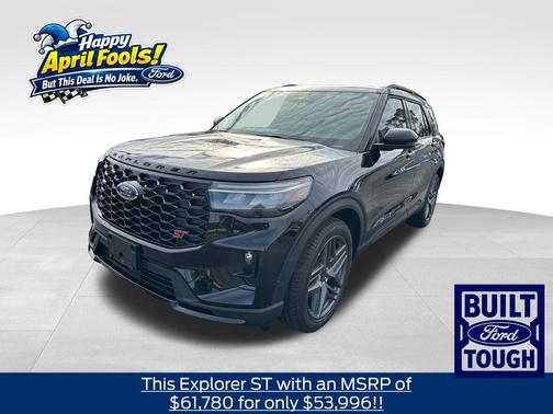 Agate Black Metallic 2026 Ford Explorer ST