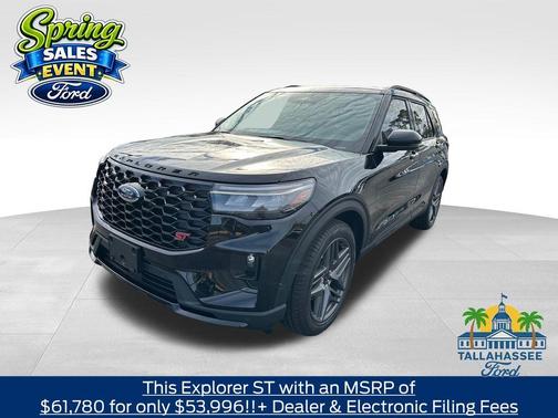 Agate Black Metallic 2026 Ford Explorer ST