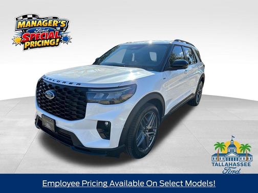 Star White 2026 Ford Explorer ST-Line