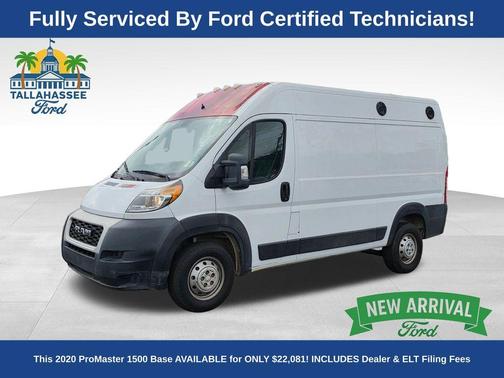 Bright White Clearcoat 2020 RAM ProMaster 1500 Base