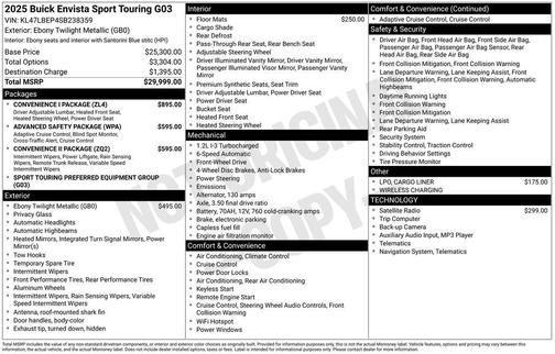 2025 Buick Envista Sport Touring