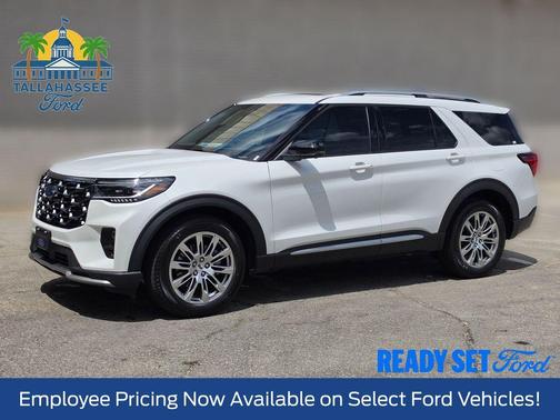 Star White 2026 Ford Explorer Platinum