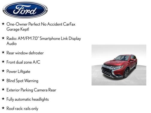 Rally Red Metallic 2019 Mitsubishi Outlander SEL