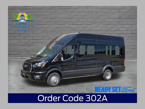 Agate Black Metallic 2025 Ford Transit-350 XLT