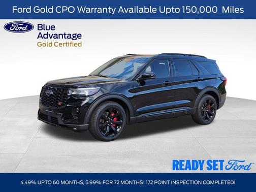 Black Metallic 2025 Ford Explorer ST