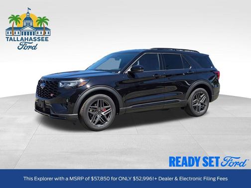 Agate Black Metallic 2026 Ford Explorer ST