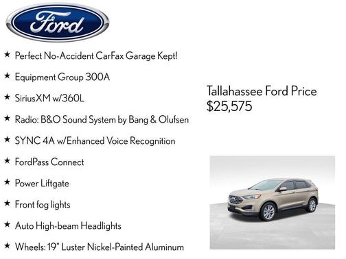 Desert Gold Metallic 2021 Ford Edge Titanium