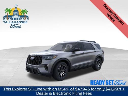 Carbonized Gray Metallic 2026 Ford Explorer ST-Line