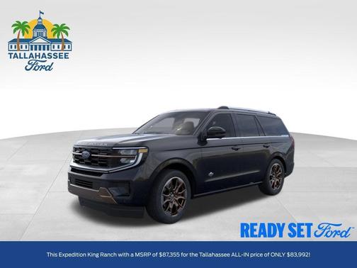 Agate Black Metallic 2026 Ford Expedition King Ranch