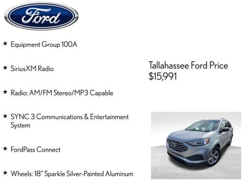 Silver Metallic 2020 Ford Edge SE