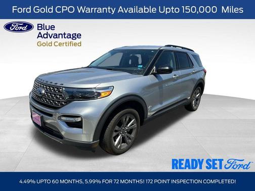 Silver Metallic 2022 Ford Explorer XLT