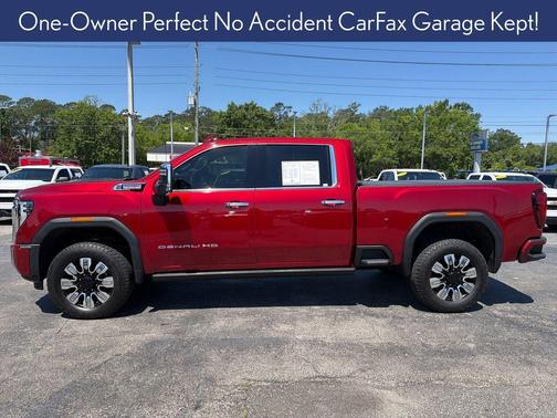 Volcanic Red 2024 GMC Sierra 2500 Denali
